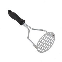 BUFFER® Renkli Plastik Saplı Paslanmaz Metal Patates Ezici Püre Yapıcı