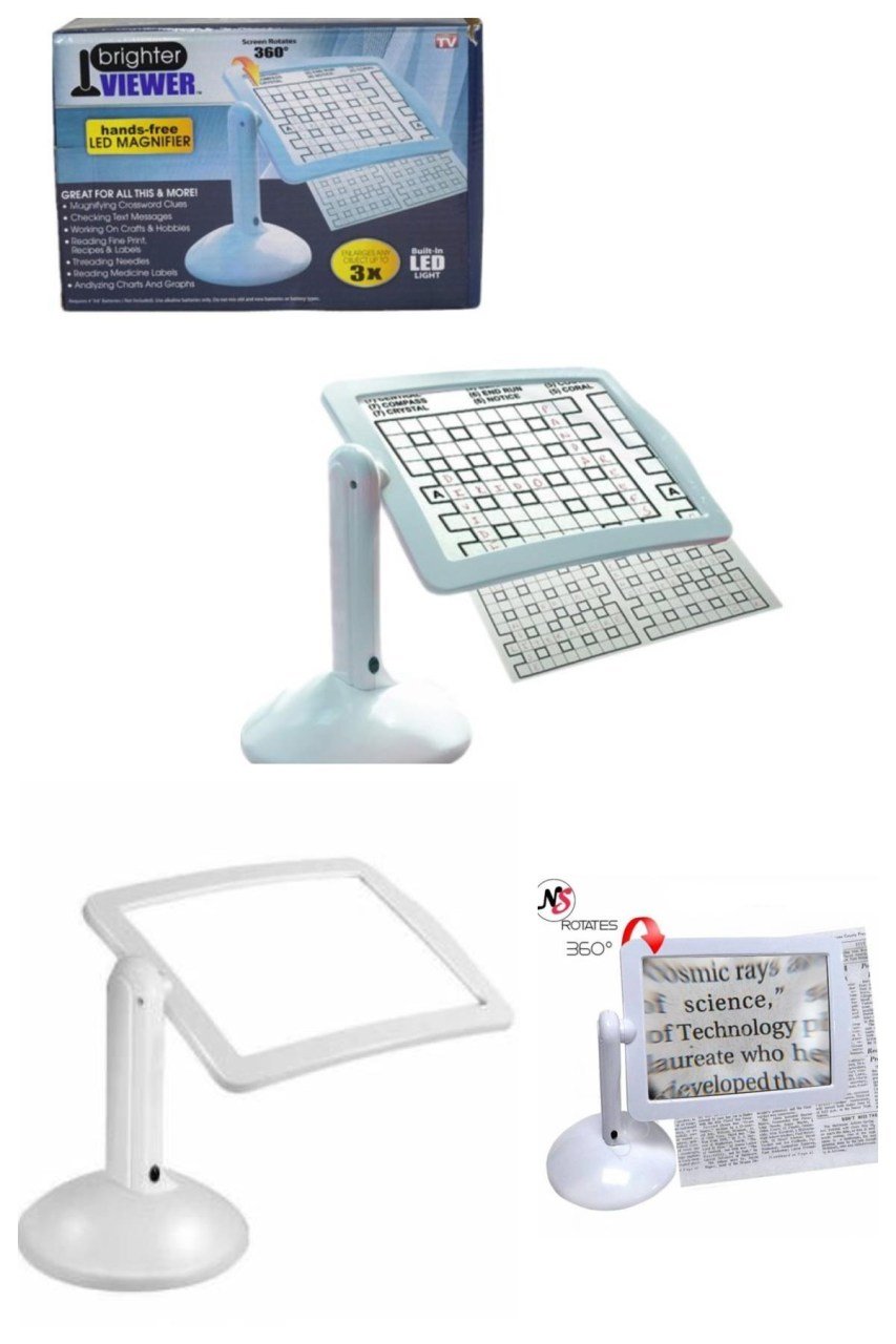 BUFFER® 3 Kat Büyüten Çok Amaçlı Ayaklı Standlı Işıklı Büyüteç Aparat