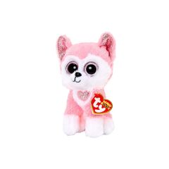 TY Beanie Hunk  Husky Pink Reg 15 cm