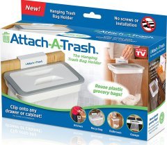 Attach A Trash Kapaklı Çöp Poşeti Tutucu Aparat