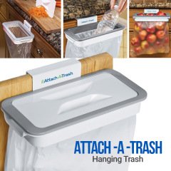 Attach A Trash Kapaklı Çöp Poşeti Tutucu Aparat