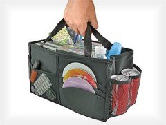BUFFER® Araç Bagaj İçi Düzenleyici Organizer Kutu Katlanabilir Çanta