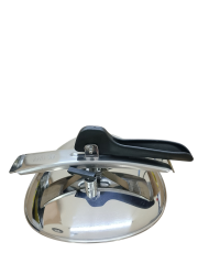 Orta Boy Düdüklü Tencere Kapağı 22 cm Siyah, Üniversal Paslanmaz Çelik Güveç Kapak 1,1 Bar