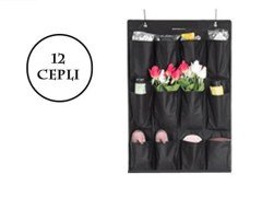 BUFFER® 12 Cepli Kapı Arkası Çok Amaçlı Organizer Düzenleyici Aparat