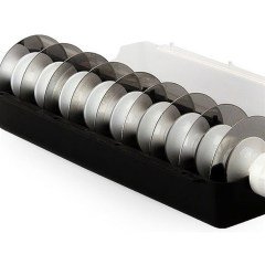 BUFFER® Mantımatik Mantı Kesme Merdanesi 9 Bıçaklı (Paslanmaz Çelik)