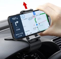 Araba Gösterge Üstüne Takılan 360 Oynar Başlı Telefon Tutucu
