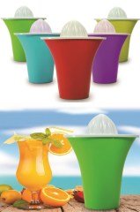 BUFFER® Pratik Bardaklı Hazneli 500 ml. Portakal Limon Narenciye Sıkacağı