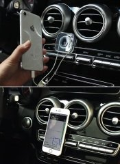 Kablo Kanallı Güçlü Yapışkan Telefon Tutucu KARE