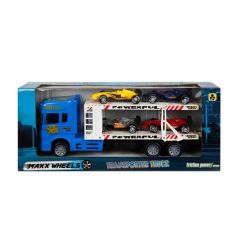 1:32 Maxx Wheels 2 Katlı Transporter 4 Araçlı Tır 32 Cm 1 Adet Fiyatıdır