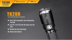 FENİX TK20 R TACTİCAL 2016  EL FENERİ 1000 LÜMENS