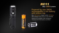 FENİX RC11 SİYAH 1000 LÜMEN LED EL FENERİ