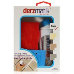BUFFER® Derzmatik Hazır  Derz Dolgusu Süngerli Kutulu Set Beyaz 200 Gr