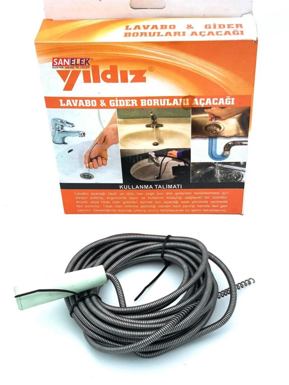 BUFFER® Lavabo Ve Gider Boru Açacağı (3 Metre)