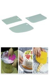 BUFFER® Pasta Hamur Şekillendirici Spatula Kesici Kazıyıcı Dekoratör Set