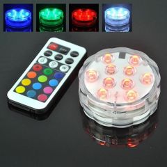 BUFFER® Su Geçirmez Kumandalı Renk Değiştiren RGB Su Altı Led Lamba Spot
