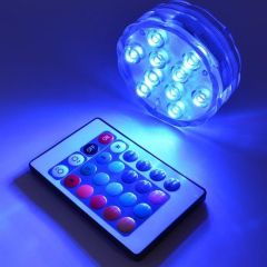 BUFFER® Su Geçirmez Kumandalı Renk Değiştiren RGB Su Altı Led Lamba Spot