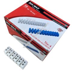 Bulmax 5'' Isıya Dayanıklı Sıralı Klemens Bmx-5034 (100 Adet Gönderilir)