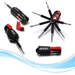 BUFFER® 8 in 1 Led Işıklı Tornavida Seti