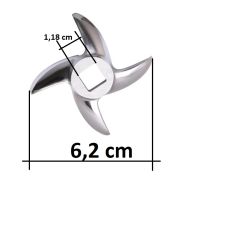 Kenger No 12 Paslanmaz Kıyma Makinesi Bıçağı (6,2 cm)