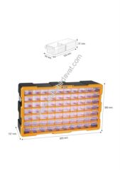 Bulmax 70lı Monoblok Cekmece Setı Bmx-6415 (1 Adet Gönderilir)
