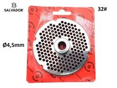 Salvador Kıyma Makinası 32 Aynası Süzgeç Süzgeç (Paslanmaz) 4,5mm