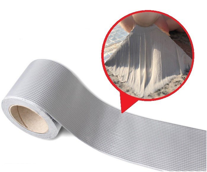5 metre x 10cm Çamur Bant Alüminyum İzolasyon Tamir Çatlak Bantı