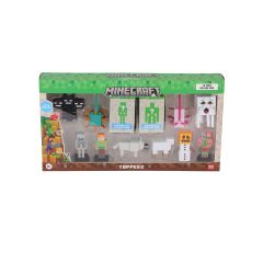 PMI MC2080 Minecraft 3D Figür Toppeez 
12li Delüks Set