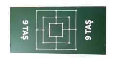 BUFFER® Goal King Sling Puck Hızlı Sapan Oyunu + 9 Taş Oyunu 2 Oyun Bir Arada