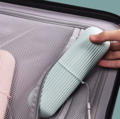 Seyahat Tipi Diş Macunu ve Fırçası Kabı 4 Renk