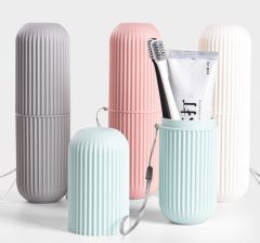 Seyahat Tipi Diş Macunu ve Fırçası Kabı 4 Renk