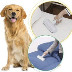BUFFER® Hazneli Kedi Köpek Evcil Hayvan Kazak Kıyafet Elbise Halı Yatak Tüy Temizleyici Kıl Toz  Toplayıcı