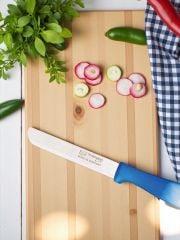Solingen Mavi Ebruli Ava Sebze Bıçağı – Paslanmaz Alman Çeliği, Ergonomik Sap, 22 cm (Tekli)