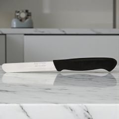 Solingen Siyah Mat Ava Sebze Bıçağı – Paslanmaz Alman Çeliği, 22 cm (Tekli)