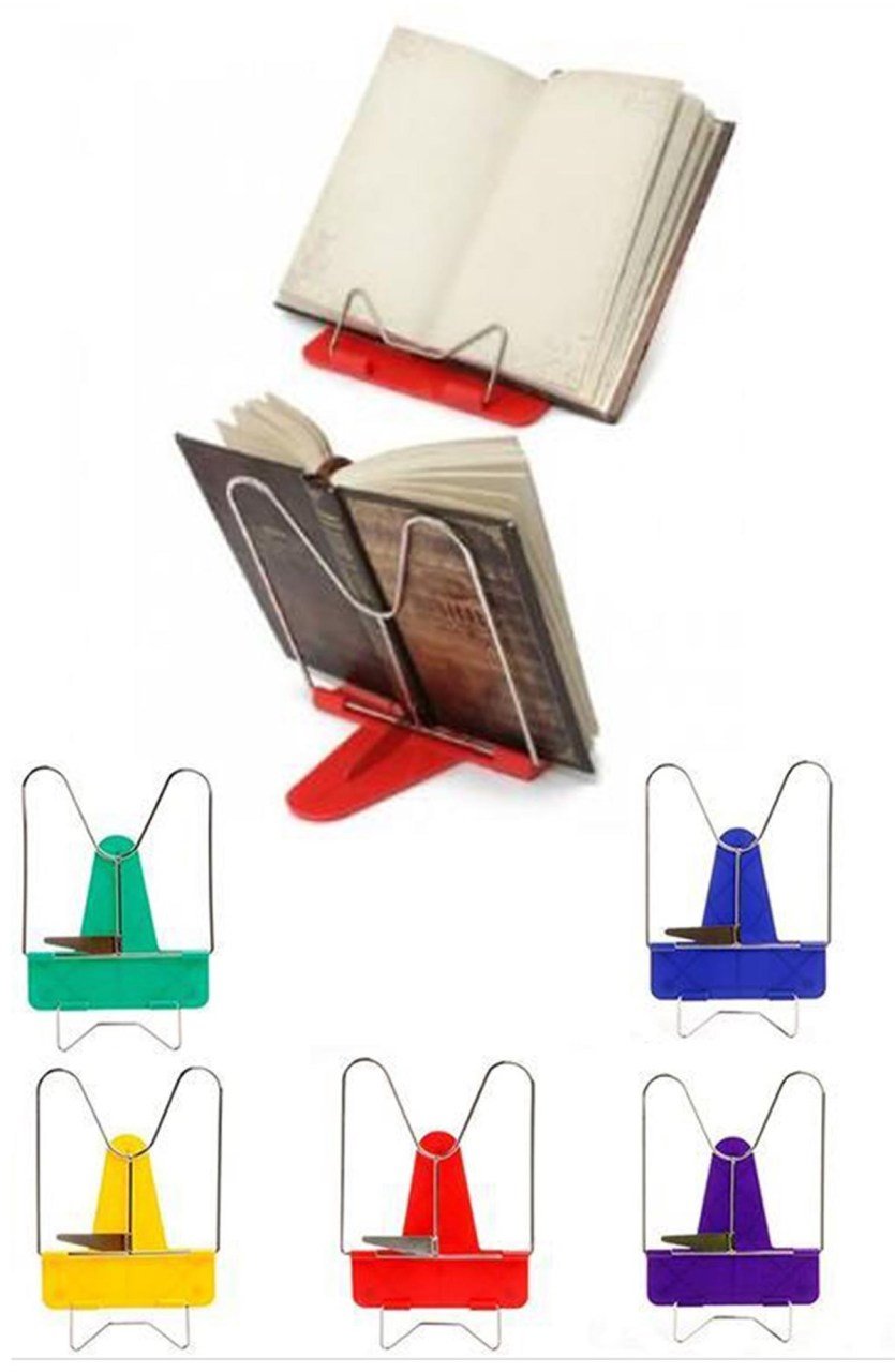 BUFFER® Portatif Ayarlanabilir Metal Kitap Okuma Standı Aparatı Aleti
