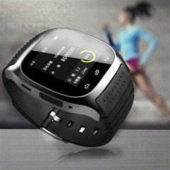 BUFFER® Bluetoothlu Dokunmatik Akıllı Saat M-26 Model Adımsayar Saat