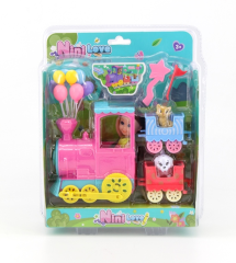 53822 TRENLİ BALONLU MİNİ BEBEK