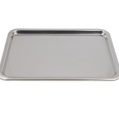 Kayalar Lokanta Tepsisi 50x70x1,5 cm 304 Paslanmaz Çelik