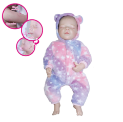 KNG-901-3,5902-1,4 KUTULU 43CM GERÇEKÇİ BEBEK -VRD