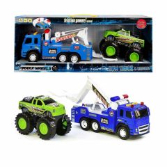 Çekici 4x4 Oyuncak Araba 2 li Sesli Ve Işıklı