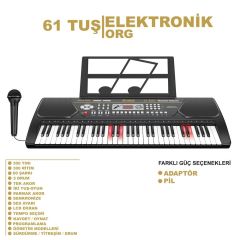 TFL-328-21 VLEKTRO 61 TUŞ IŞIKLI BÜYÜK PİYANO -VRD