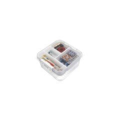 BUFFER® Kapaklı Çok Amaçlı 5 Bölmeli Eşya Düzenleyici Organizer Kutu