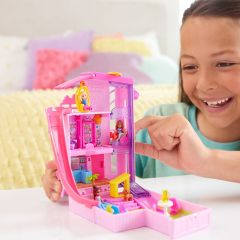 HWP11 Polly Pocket Barbienin Evi Temalı Mikro Oyun Seti