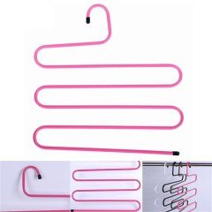 BUFFER® 5 Katlı Metal Dolap İçi Düzenleyici Pantalon ve Eşarp Askısı