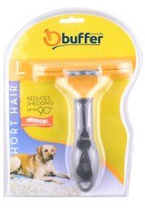 BUFFER® 23 KG Üzeri Kısa Tüylü Köpekler İçin Tüy Toplayıcı Ergonomik Tarak