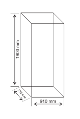 Mano Sabit Dolap MSD-10-K ( 154 ADET K-40 Organizer Çekmece İçerir )
