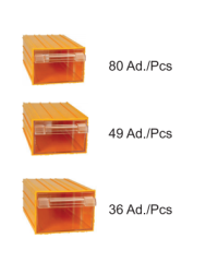 Mano Sabit Dolap MSD-10-K ( 154 ADET K-40 Organizer Çekmece İçerir )