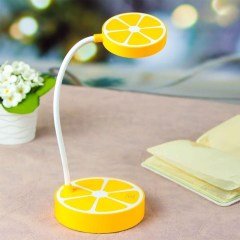 BUFFER® Portakal Tasarımlı Masaüstü Dokunmatik Şarjlı Led Çalışma Lambası