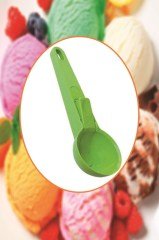 BUFFER® Pratik Mandallı Plastik Dondurma Servis Sunum Kepçesi Kaşığı