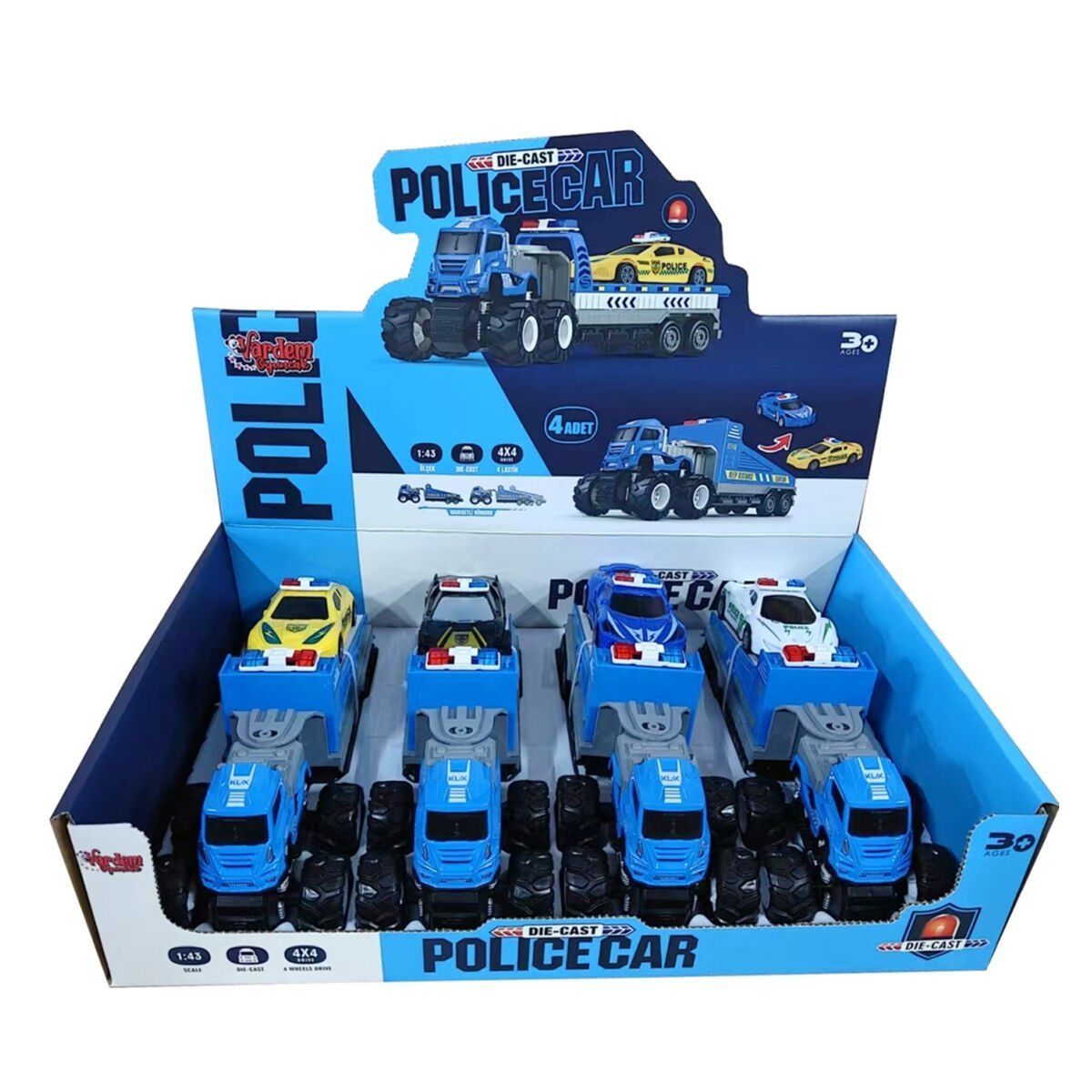 KLX600-360 SURT DIE CAST 4X4 İLK YARDIM ARACI (Belirtilen fiyat, tekli satış için adet fiyatıdır.)