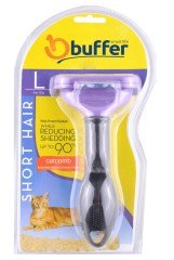 BUFFER® 4.5 Kilo Üzeri Kısa Tüylü Kediler için Tüy Toplama Tarağı